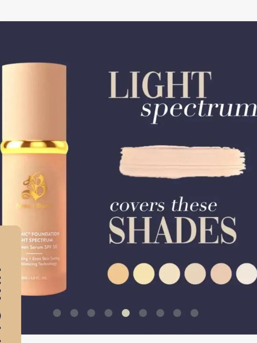 Forever Bloom Biomimic Foundation Shade Light